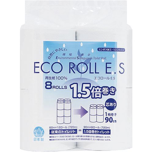 トイレットペーパー ECO ROLL E.S