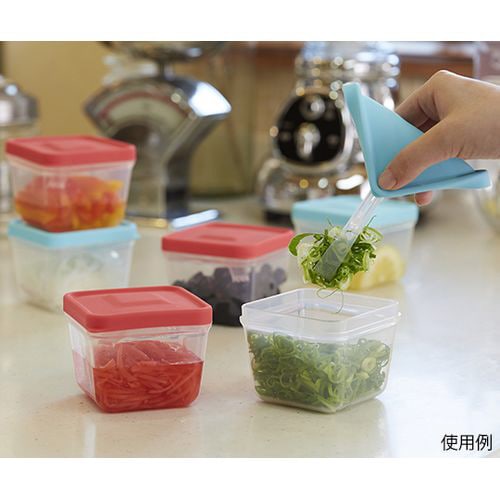 ふたがトングになる保存容器 2個組