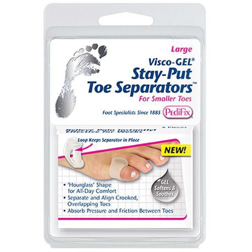 ジェルスペーサー湾曲指足指間2個7−7620−03