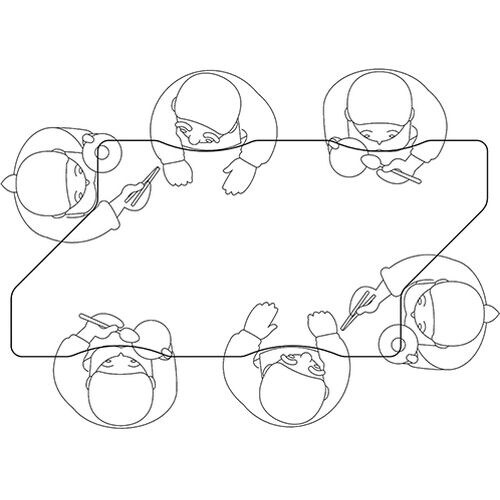 食事用テーブル 継ぎ足タイプ T2−A型
