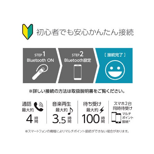 Bluetooth4.1 ヘッドセット ブラック