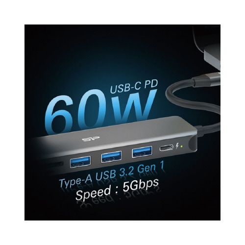 ドッキングステーション PD対応 7in1