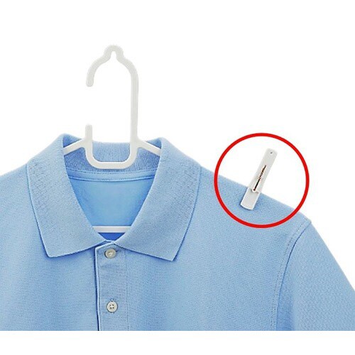 衣類をとめるハンガーピンチ 8P