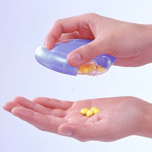 ライフエイド くすり携帯プチダブル ブルー