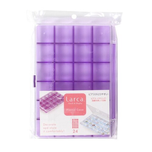 ラルカ ピアスケース パープル