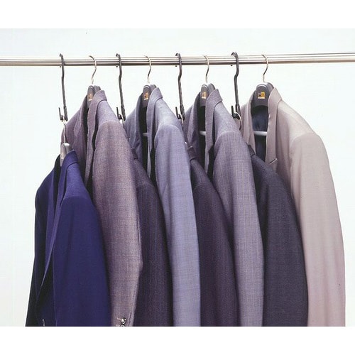 Wスペースフック 5本組 ブラック