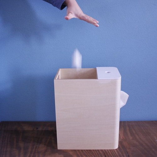 ティッシュケース&ダストボックス オレンジ