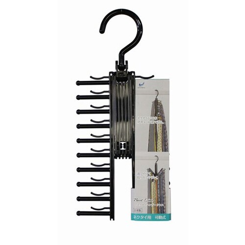 ベストライン ネクタイハンガクロスー ブラック