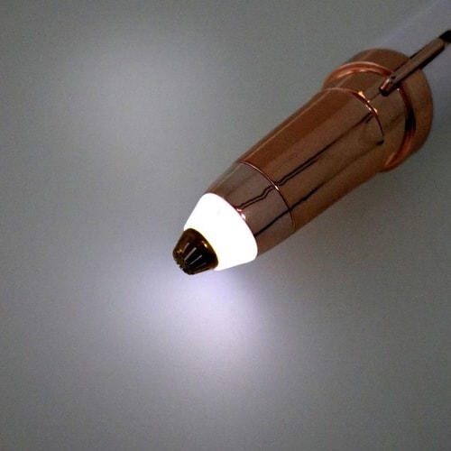 ペンシルタイプの眉シェーバー ホワイト