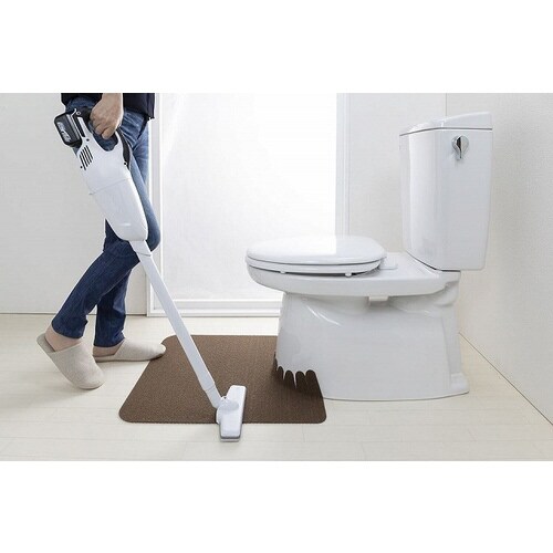おくだけズレなーいトイレマット無地 ブラウン