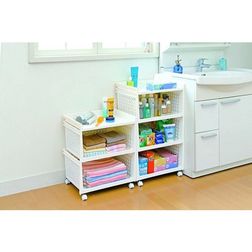 ラコン 積み重ねラック ホワイト