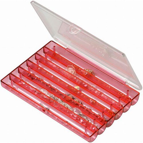 ラルカ ネックレスケース ピンク