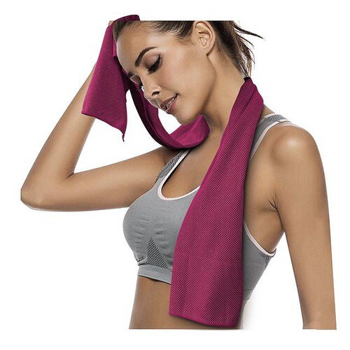 セルフクーリングタオル Lサイズ ピンク