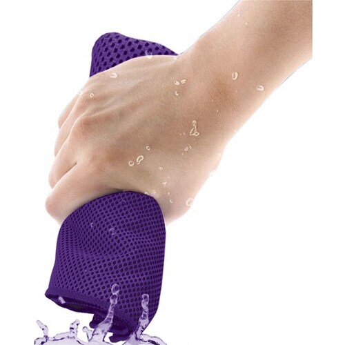 セルフクーリングタオル Mサイズ パープル