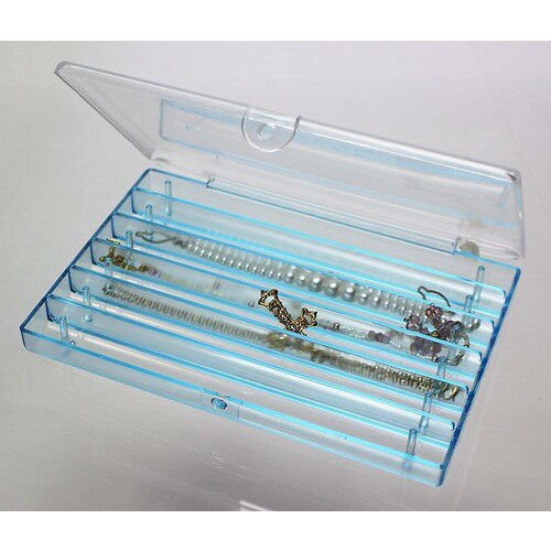 ラルカ ネックレスケース ブルー