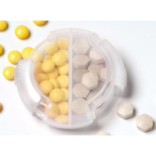 ライフエイド くすり携帯プチダブルラウンド WH