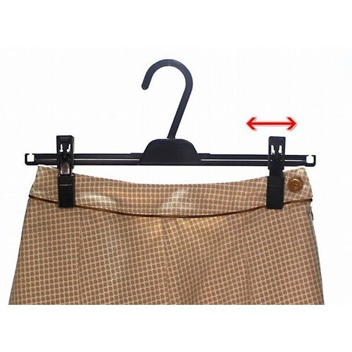 リバース クリップハンガー 5本組 ブラック