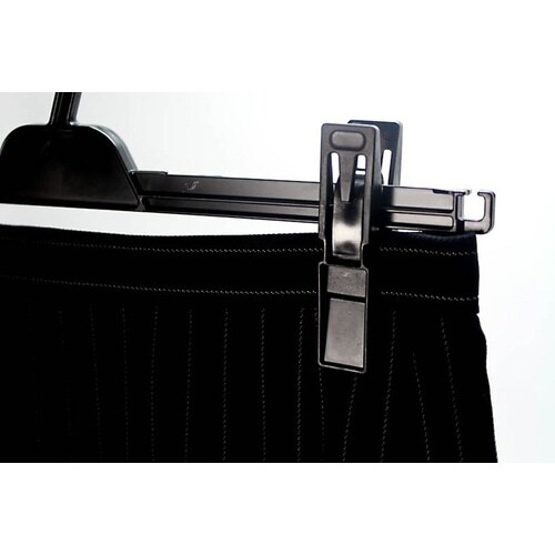 リバース クリップハンガー 5本組 ブラック