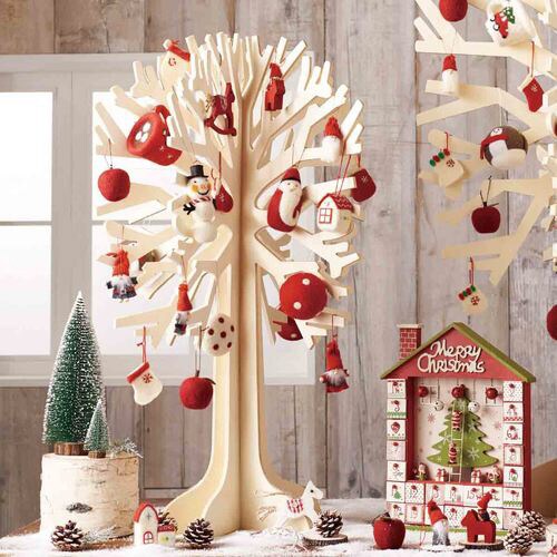 ウールアップルオーナメント