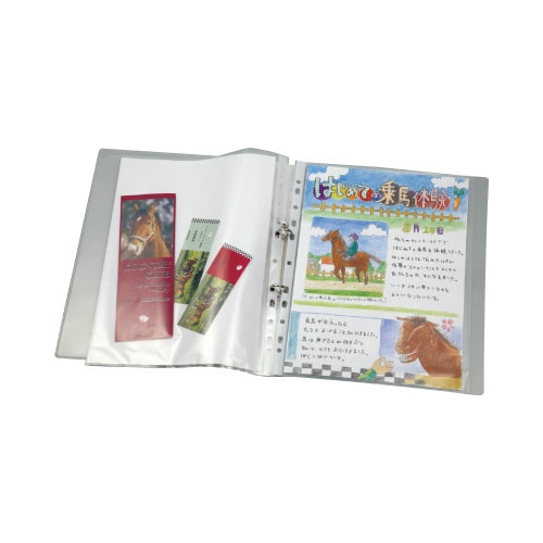 クリアリングファイル8切4穴