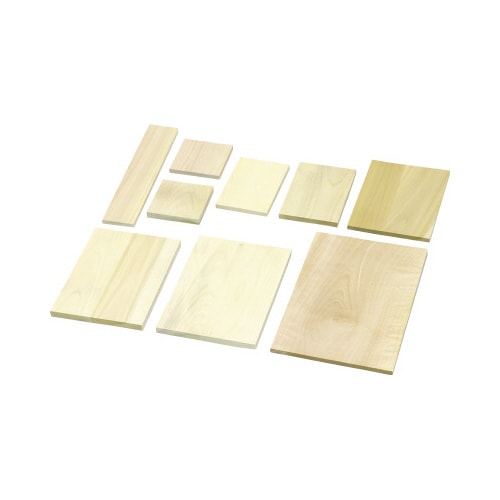 共同木彫板 X(朴100x100x10mm)