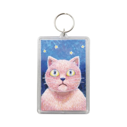 ワンタッチクリアキーホルダー