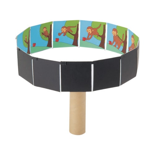 回転アニメーション(ゾートロープ)