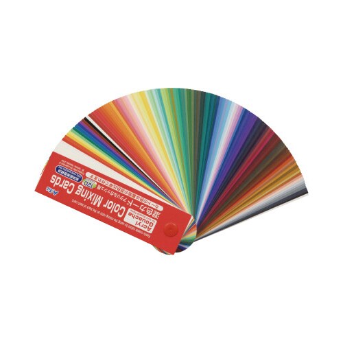 混色カード アクリルガッシュ用 収納ポリ袋付