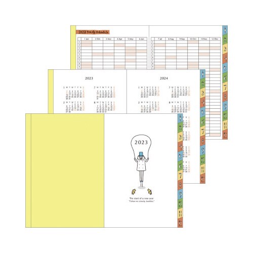 ポケットダイアリー<B6> オジサン柄