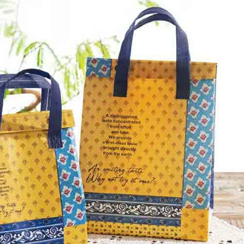 ヴィンテージファブリック保冷バッグ1 10枚入