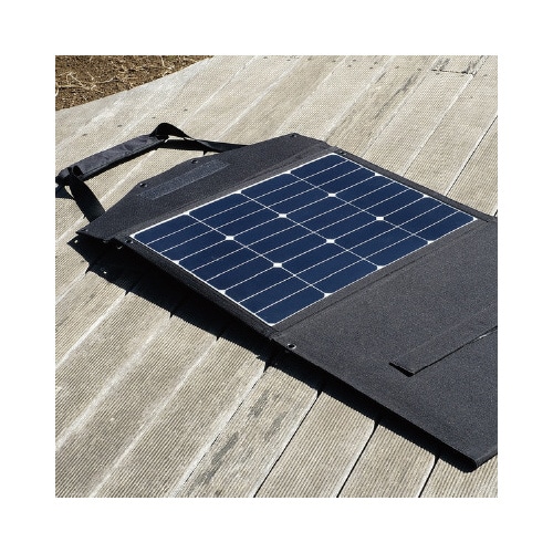 120W折り畳みソーラーパネルブラック