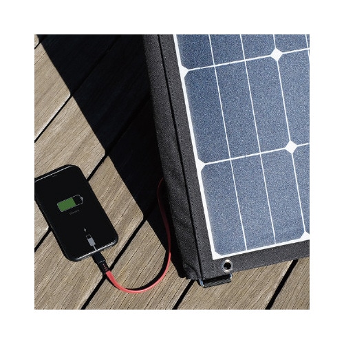 120W折り畳みソーラーパネルブラック