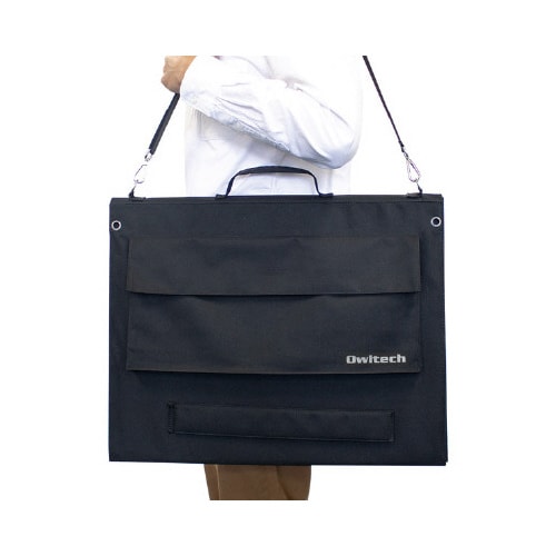 120W折り畳みソーラーパネルブラック