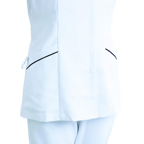 チュニック2015EWホワイト×ネイビ4L