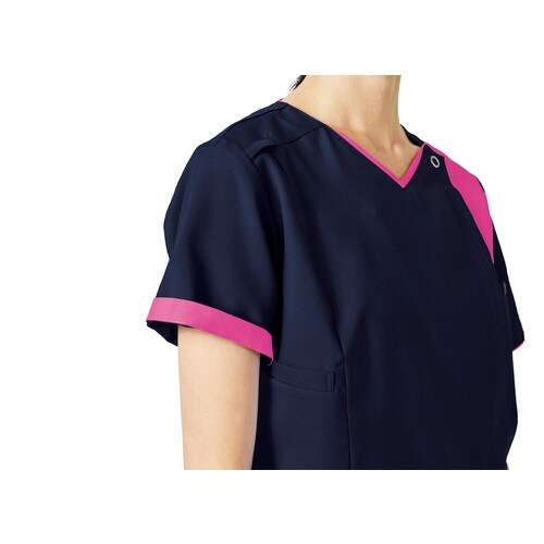 レディスジップスクラブ7057SCネイビーxCS