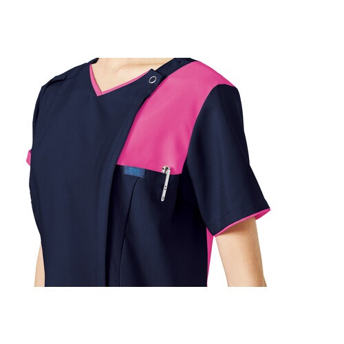 レディスジップスクラブ7057SCネイビーxCS