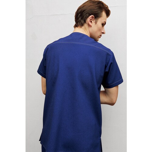 スクラブ7061SCライトデニムL