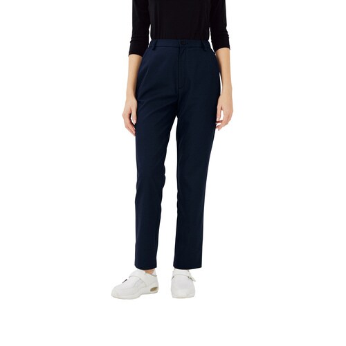 スリムテーパードパンツ6016SCDネイビー3L