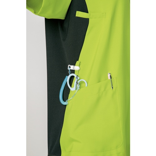 ジップアップスクラブ7037SCCP×バーガンM