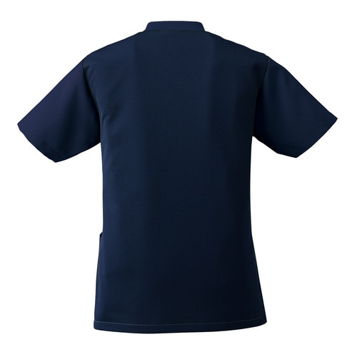 ジップアップスクラブ7037SCネイビ×ネイビ4L