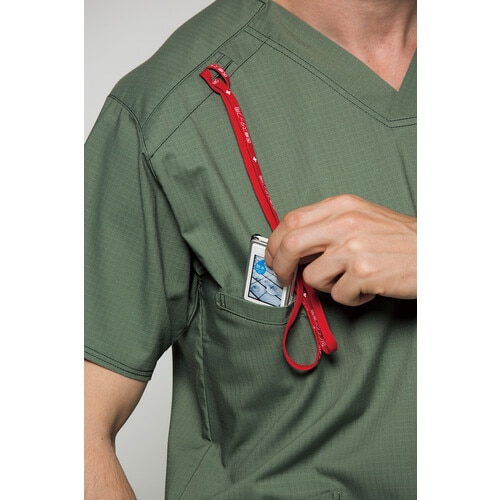 スクラブ7045SCシャーマングリーンM