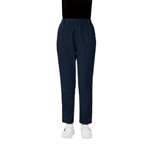 スリムテーパードパンツ6016SCDネイビーL