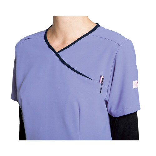 レディスカットソー7.5分袖9001ネイビーL