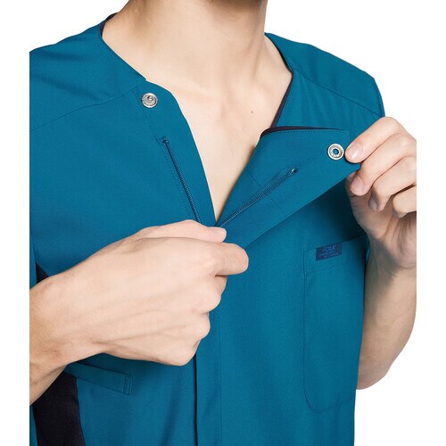 メンズジップスクラブ7025SCエムグリーンL