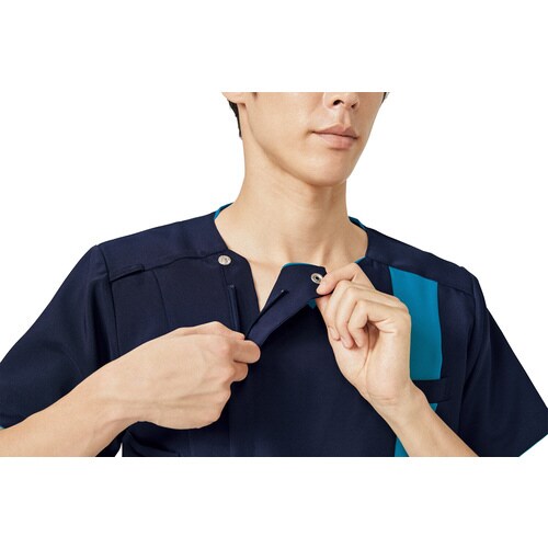 メンズジップスクラブ7058SCロイヤルブルーM