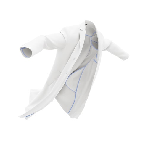 メンズシングルコート1540SGホワイト3L