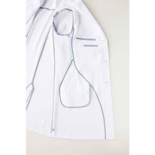 メンズシングルコート1540SGホワイト3L