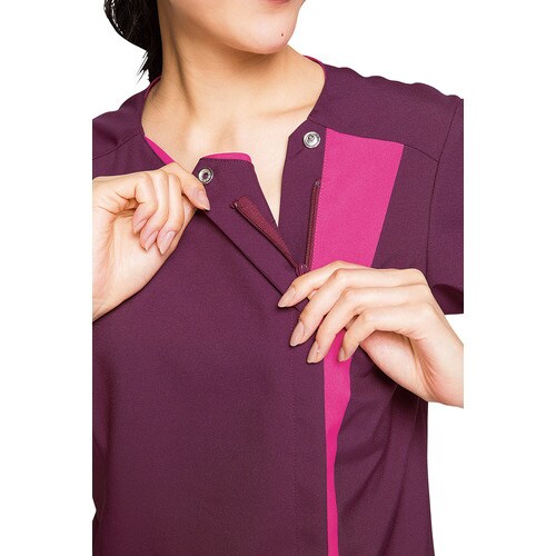 レディスジップスクラブ7023SCエムグリーン4L