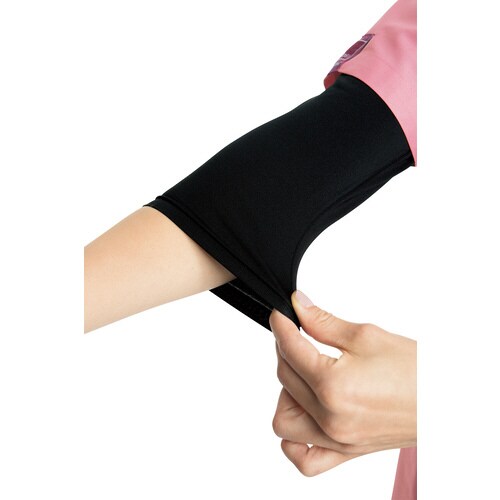 レディスカットソー7.5分袖9001ブラックLL