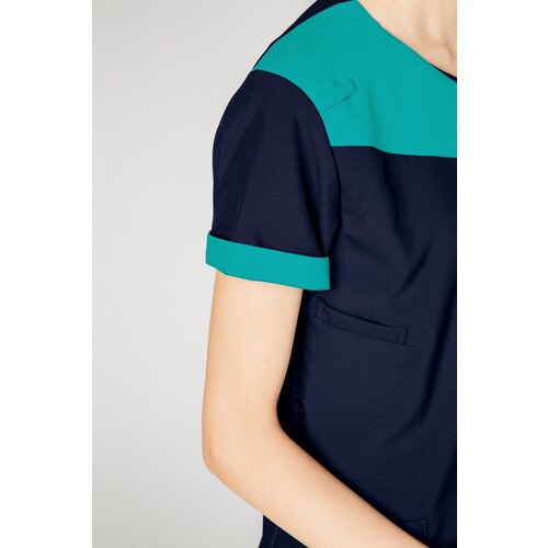 レディスジップスクラブ7048SCNxターコイLL